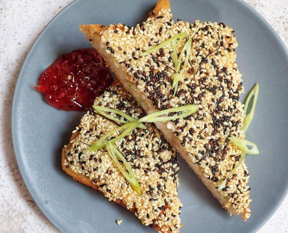 ilustrasi prawn sesame toast (instagram.com/jessica_dames_chef)