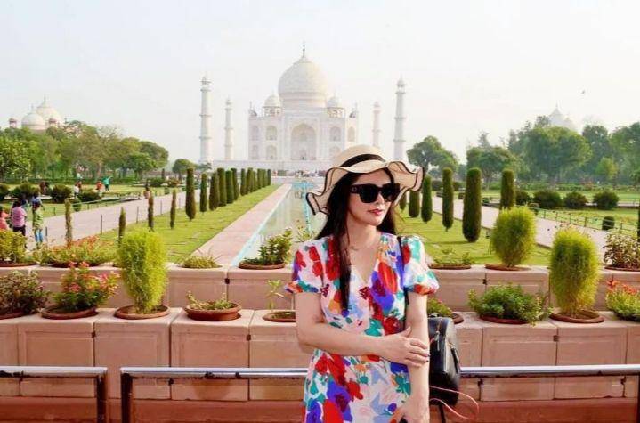 potret liburan Tintin Rayner ke India (instagram.com/tintintrayner_athome)