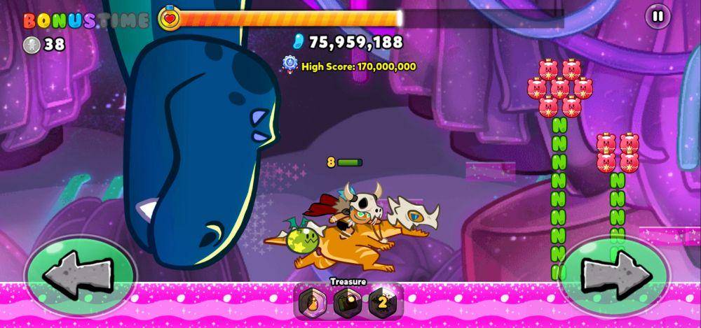 gameplay Dino-Sour Cookie (dok. Devsisters/Cookie Run: OvenBreak)