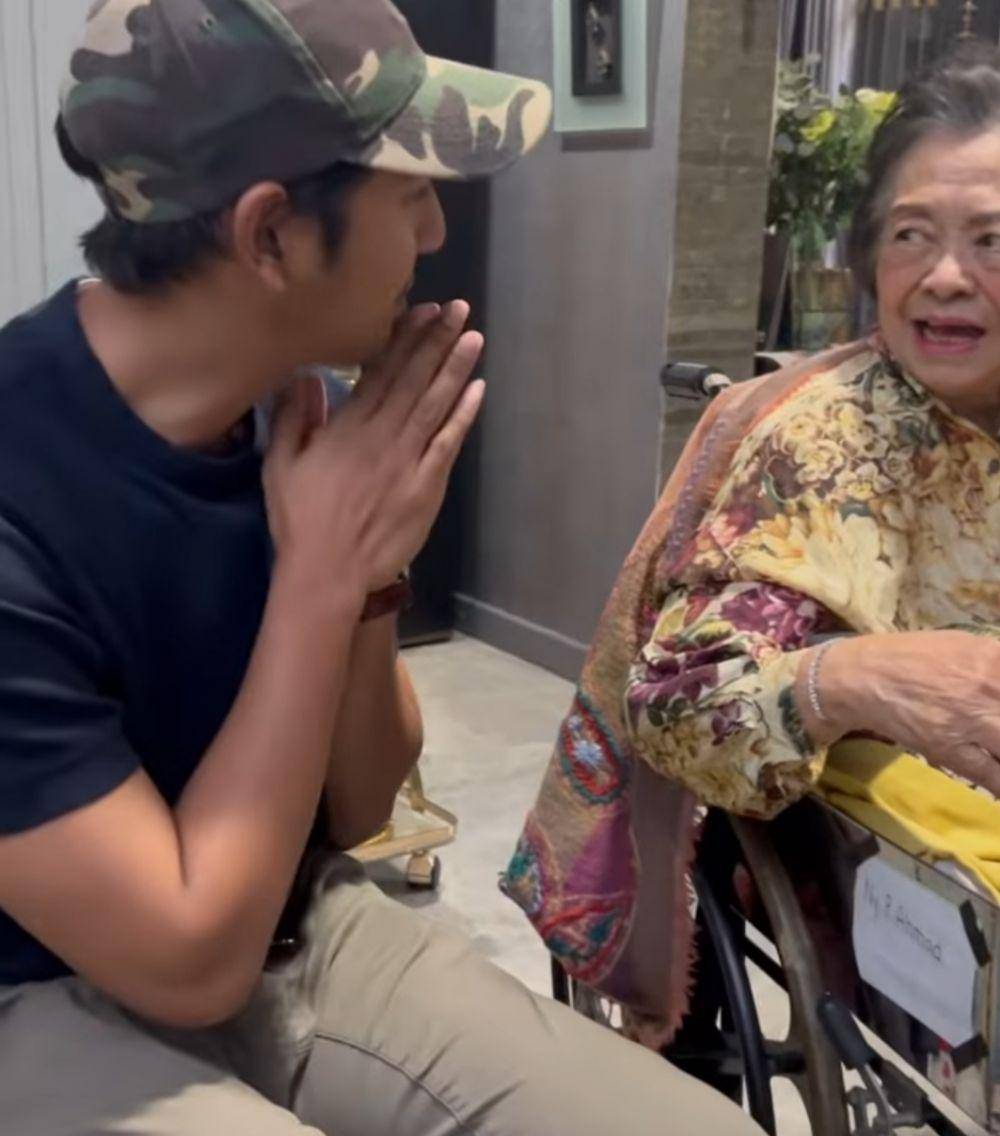 Momen mamih Popon bertemu Arya Saloka. (instagram.com/raffinagita1717)