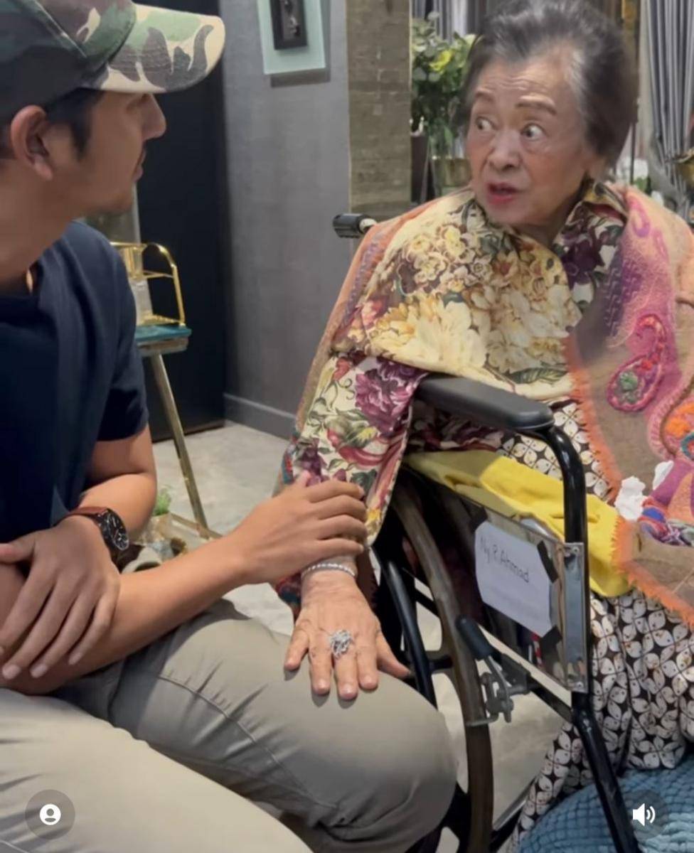 Momen mamih Popon bertemu Arya Saloka. (instagram.com/raffinagita1717)