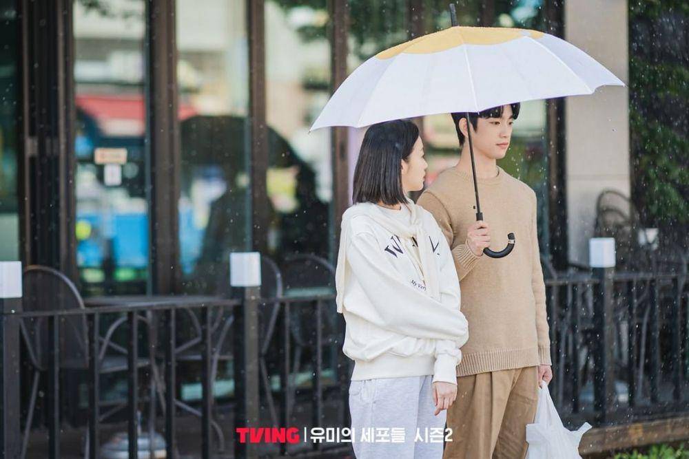 Kim Go Eun dan Jinyoung GOT7 di Yumi's Cells 2 (instagram.com/tving.official)