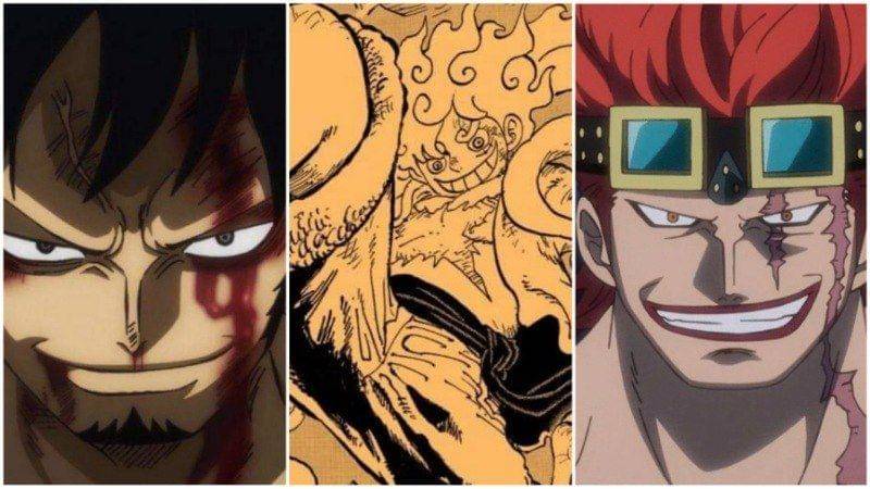 Trafalgar Law, Monkey D. Luffy, Eustass Kid. (Dok. Toei Animation/One Piece)