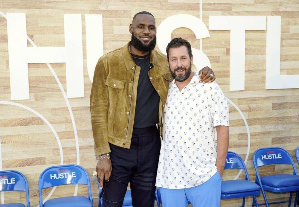 LeBron James & Adam Sandler (Lufkin Daily News/ Hustle)