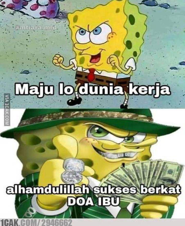 meme Spongebob maju lo (instagram.com/1cak)