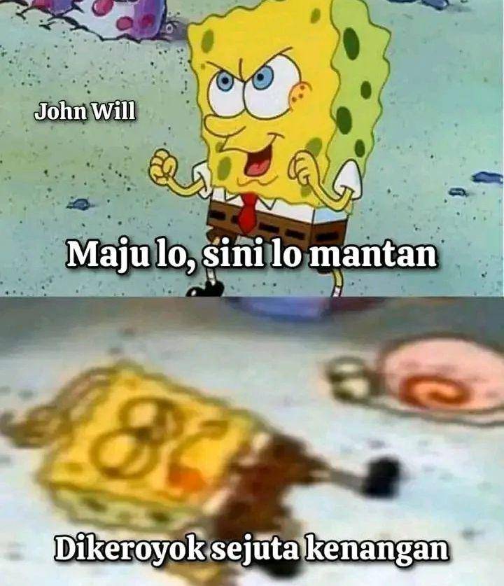 meme Spongebob maju lo (instagram.com/memehasilcury)