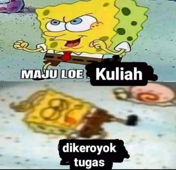 meme Spongebob maju lo (instagram.com/spongebobpedia)