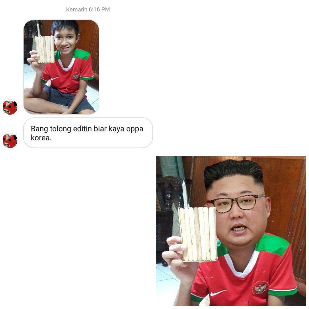 minta edit jadi ganteng (instagram.com/victorahmadd)