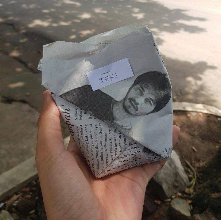 nasi bungkus lucu (twitter.com/dsuperboy)
