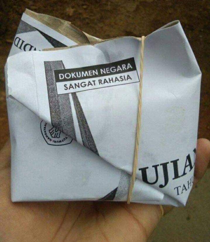 nasi bungkus lucu (twitter.com/Nicodomas)