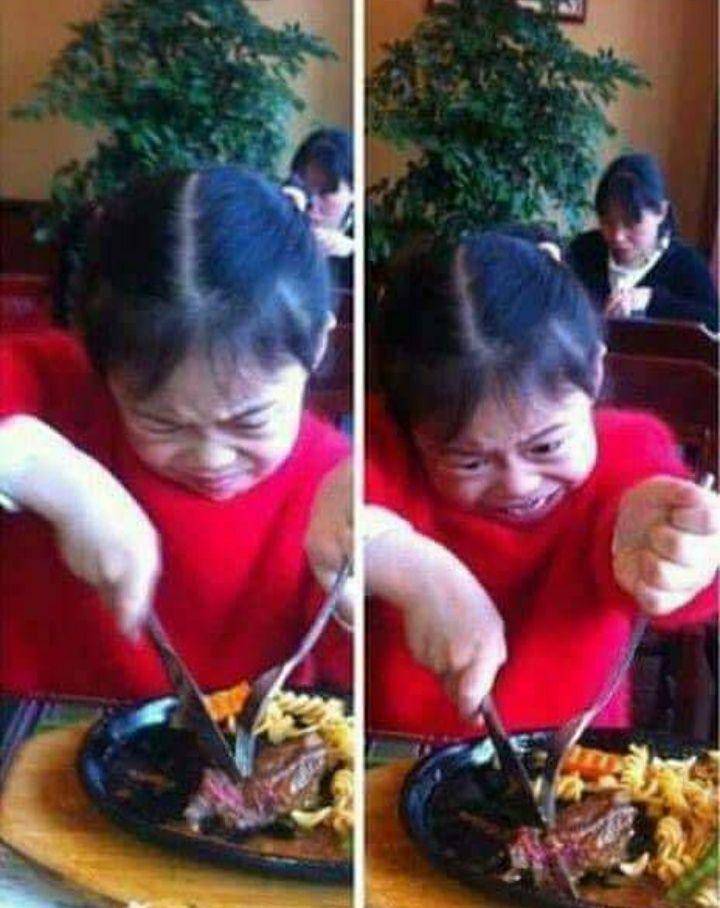 anak heboh saat makan (facebook.com/Kids in Pridacements)