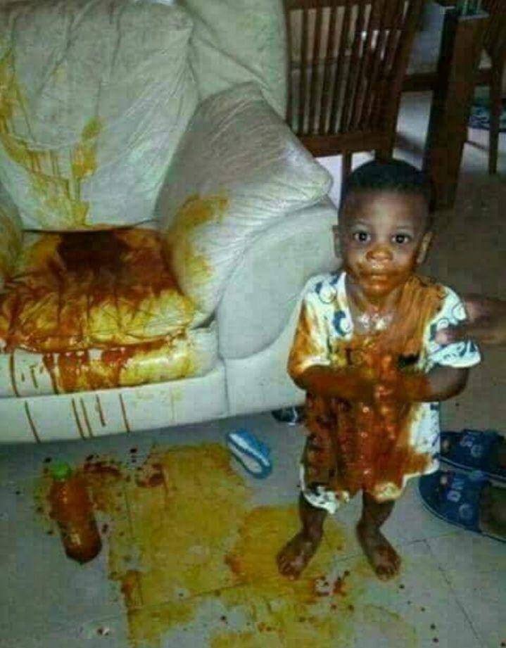 anak heboh saat makan (facebook.com/Kids in Pridacements)