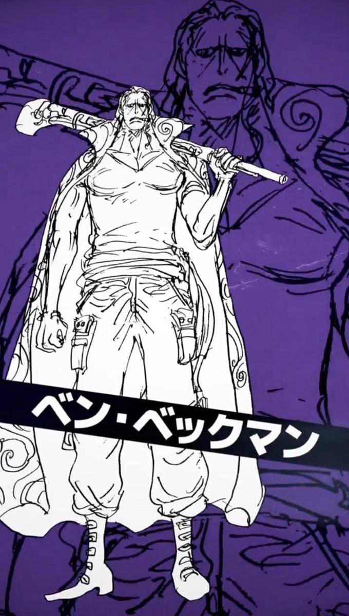 Sketsa Benn Beckman untuk One Piece Film Red. (youtube.com/ONE PIECE公式YouTubeチャンネル)