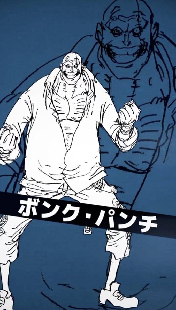 Sketsa Bonk Punch untuk One Piece Film Red. (youtube.com/ONE PIECE公式YouTubeチャンネル)