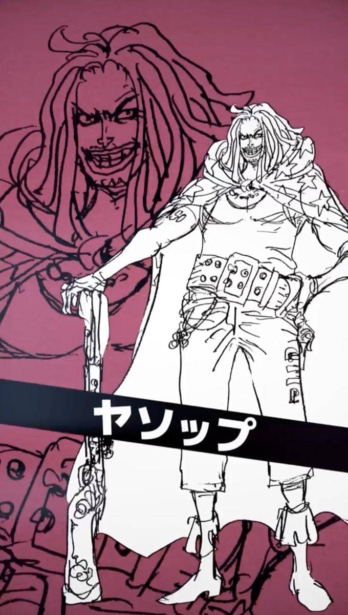 Sketsa Yasopp untuk One Piece Film Red. (youtube.com/ONE PIECE公式YouTubeチャンネル)