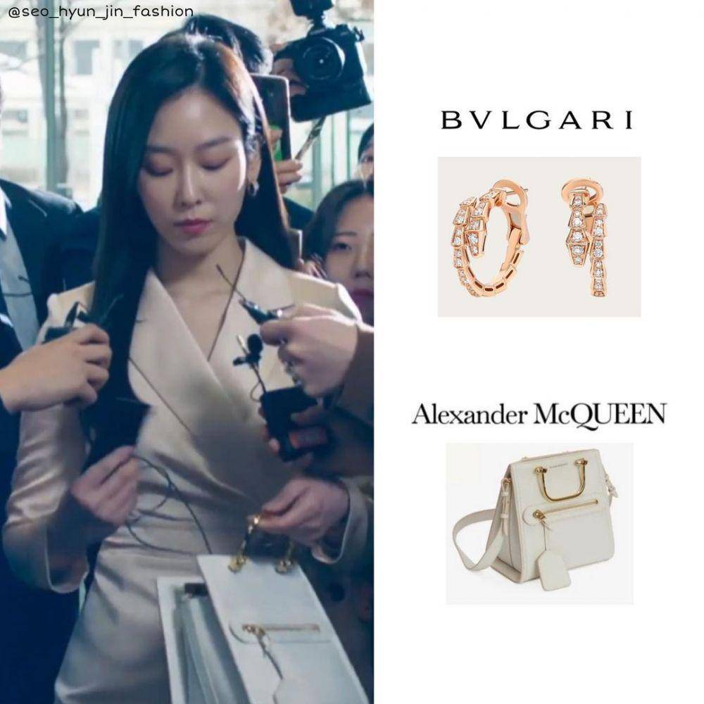 Harga outfit dan aksesoris Seo Hyun Jin di KDrama Why Her? (instagram.com/seo_hyun_jin_fashion)