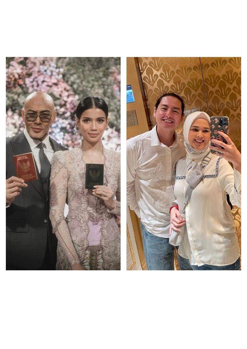 pasangan artis menikah beda usia belasan tahun (instagram.com/sabrinachairunnisa | instagram.com/rogerojey)