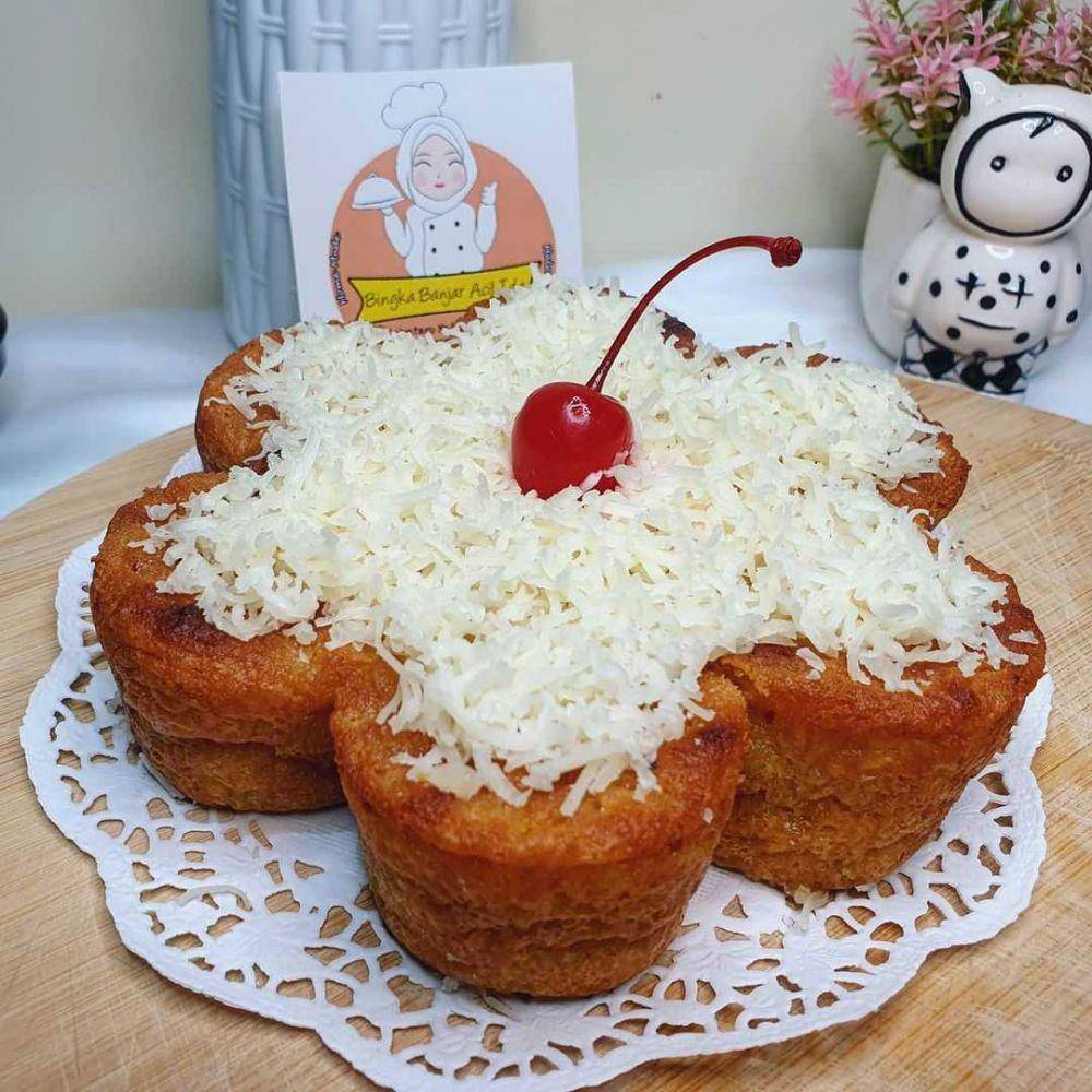 ilustrasi kue bingka(instagram.com/bingkabanjar_acil_ida)