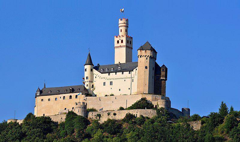 Kastil Marksburg, Jerman (commons.wikimedia.org)