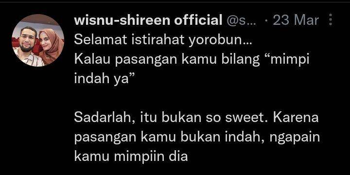 cuitan lucu Teuku Wisnu (twitter.com/shireenwisnu17)
