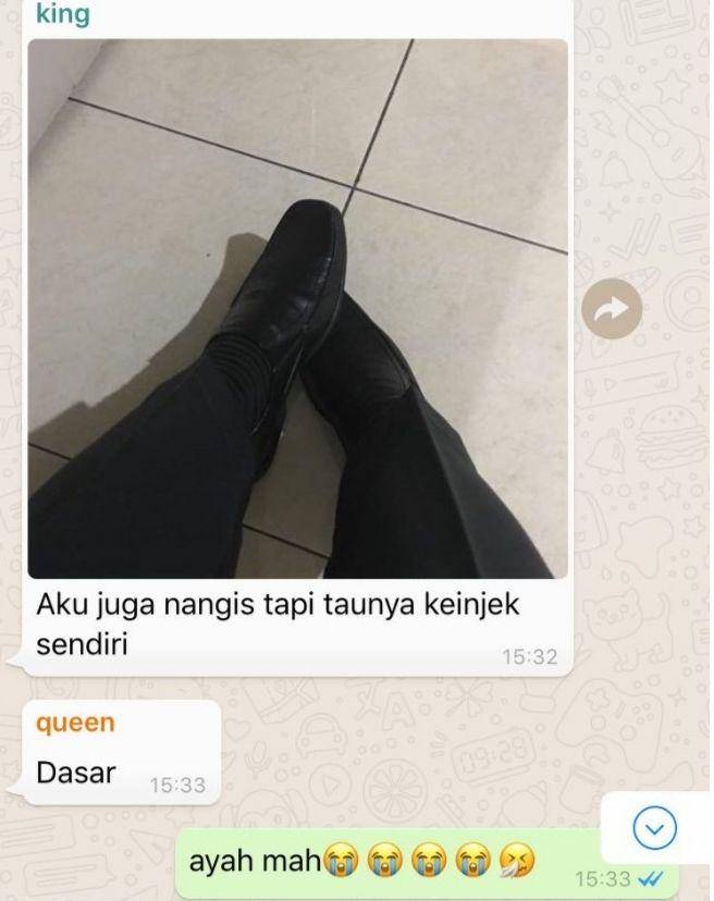 obrolan lucu WhatsApp keluarga (instagram.com/humorsantuy)