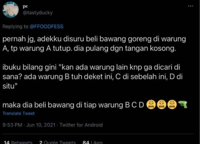 cowok disuruh belanja (twitter.com/pe)