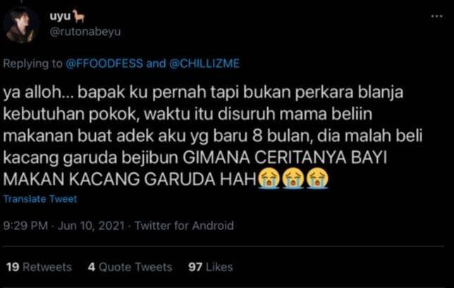 cowok disuruh belanja (twitter.com/uyu)