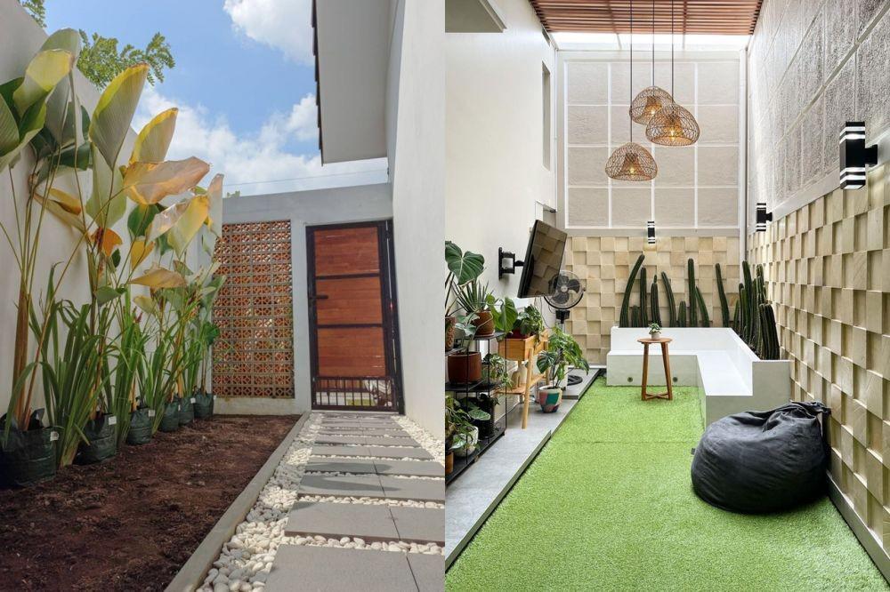 9 Ide Taman Samping Rumah yang Asri, Serasa Nongkrong di Kafe