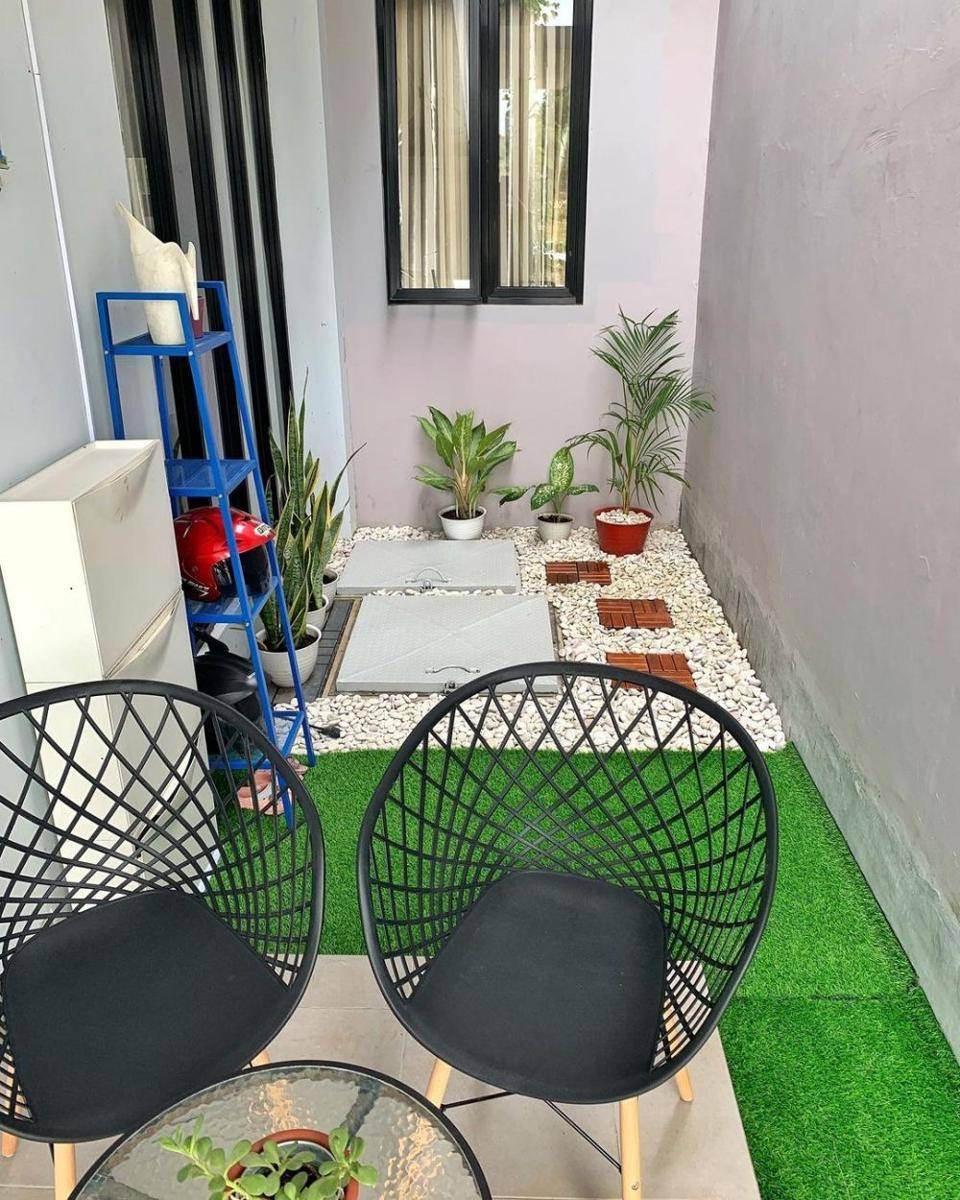 Taman samping rumah (instagram.com/zaka_home)