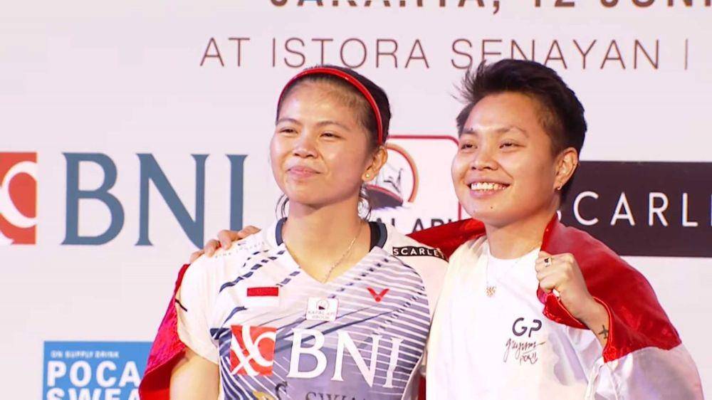 Greysia Polii dan Apriyani di Testimonial Day (YouTube.com/Greysia Polii/)