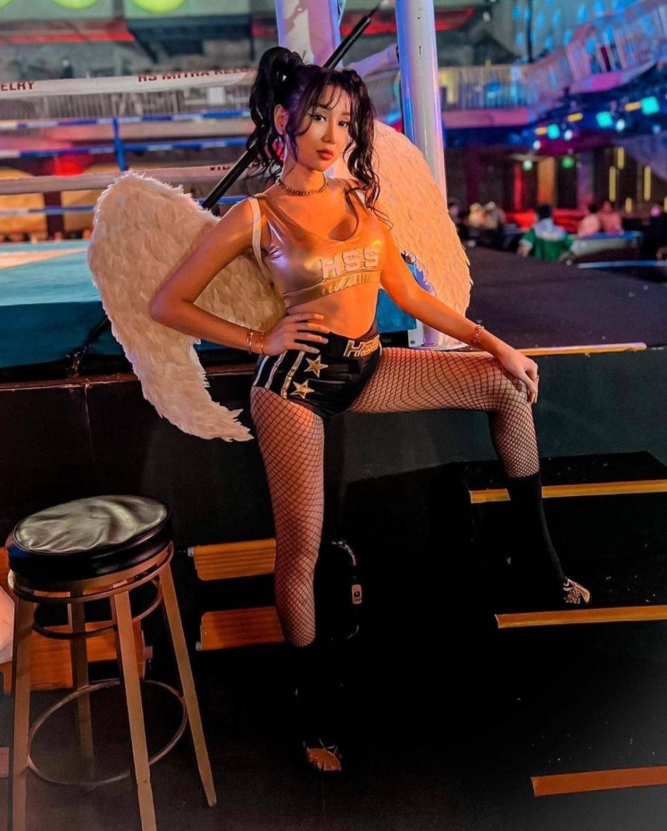 potret Lucinta Luna jadi ring girls (instagram.com/lucintaluna_manjalita)
