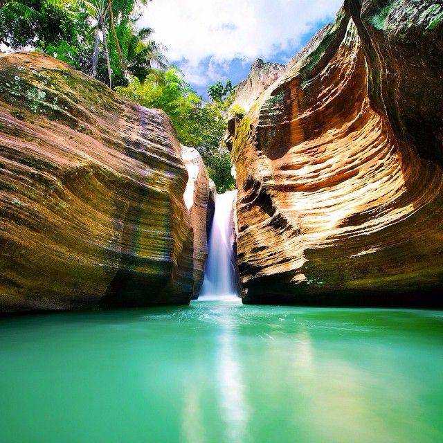 potret Air Terjun Luweng Sampang (instagram.com/Nanda_only)