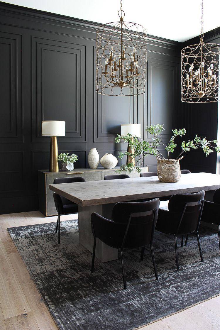 inspirasi tiga panel dinding (thehouseofsilverlining.com)