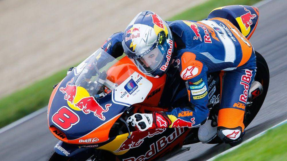 Jack Miller saat beraksi di Moto3 2014. (motogp.com)