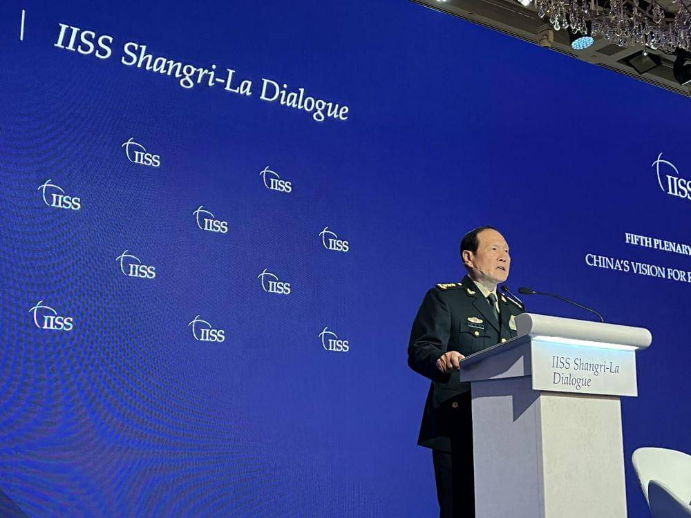 Menteri Pertahanan China Wei Fenghe (twitter.com/IISS_org)