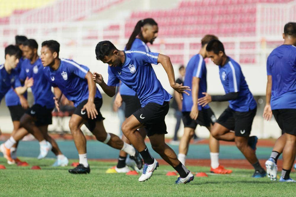 Pemain PSIS Semarang sedang jalani latihan rutin jelang pertandingan lawan Persita Tangerang di turnamen pramusim Piala Presiden 2022 (dok. PSIS)