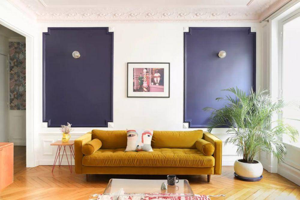 inspirasi dekorasi dinding panel (livingetc.com)