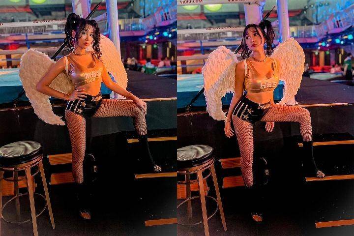 potret Lucinta Luna jadi ring girls (instagram.com/lucintaluna_manjalita)