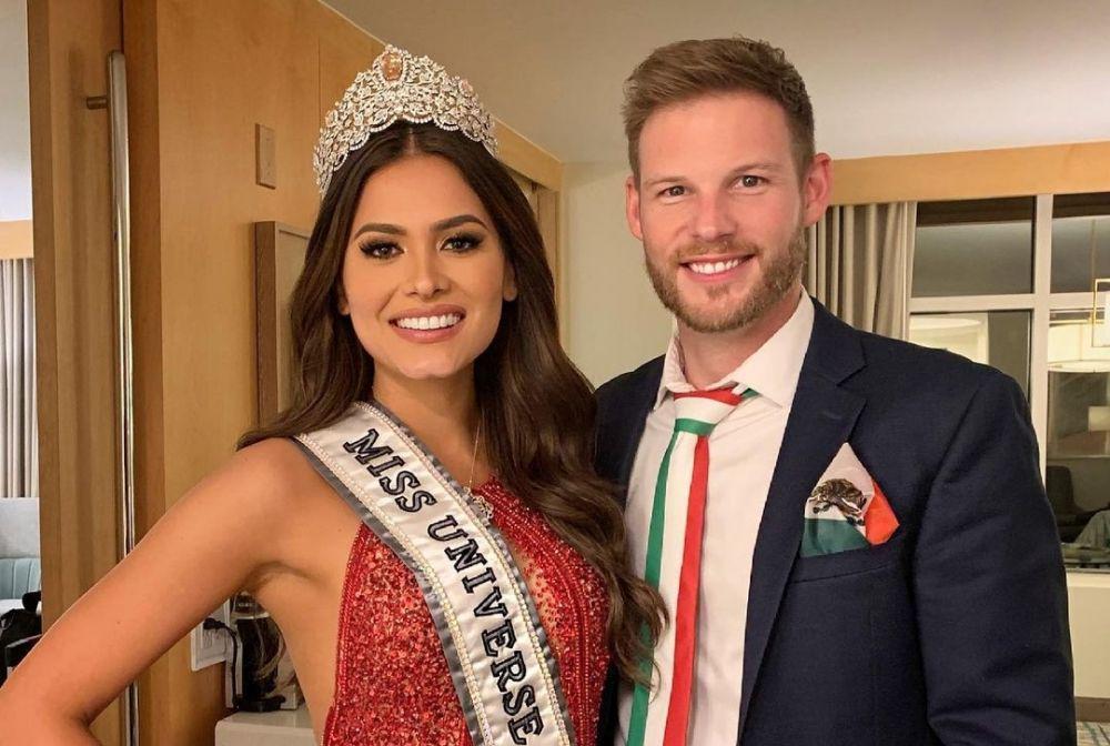 9 Potret Andrea Meza, Miss Universe 2020 bersama Kekasih, Mesra!