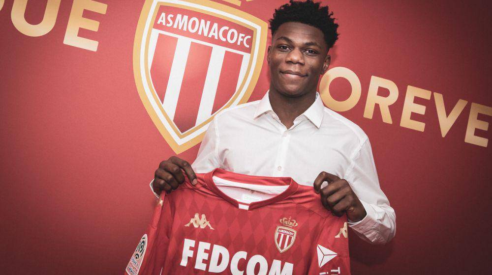 Aurélien Tchouameni  saat diperkenalkan AS Monaco (asmonaco.com)
