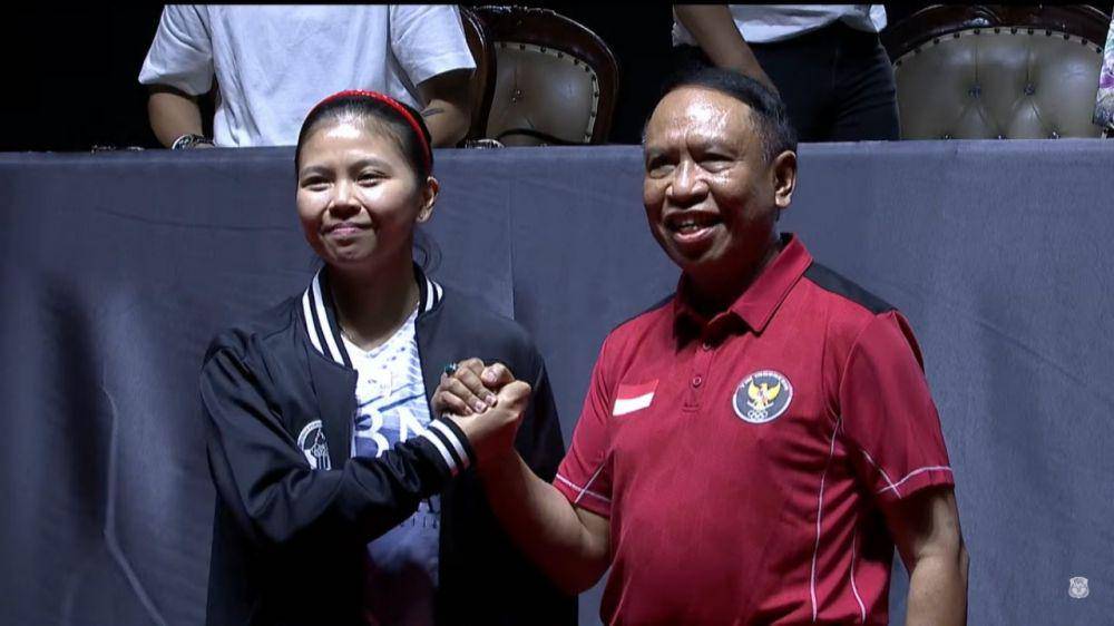 potret Testimonial Day Greysia Polii di Istora (dok. YouTube/Badminton Indonesia)