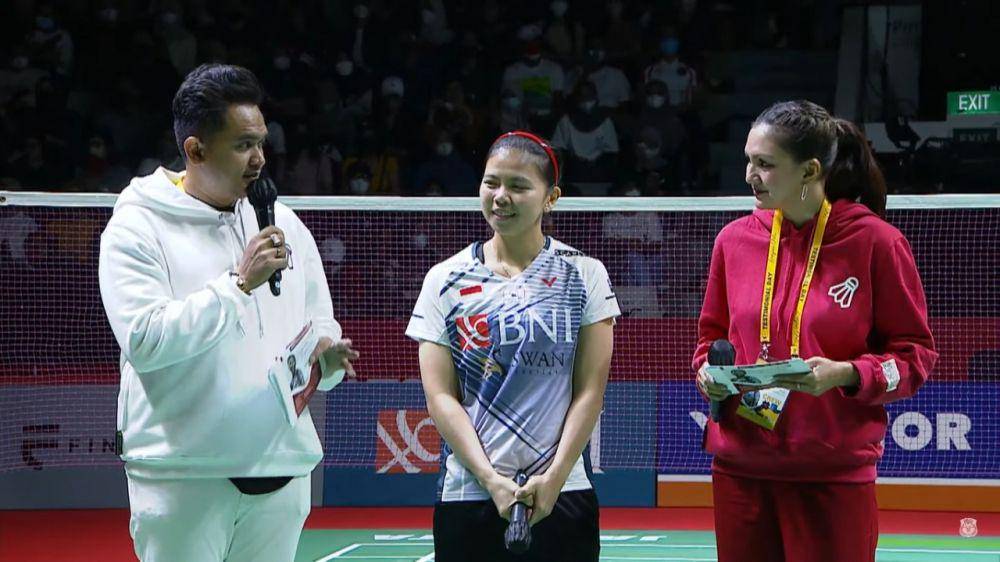 potret Testimonial Day Greysia Polii di Istora (dok. YouTube/Badminton Indonesia)