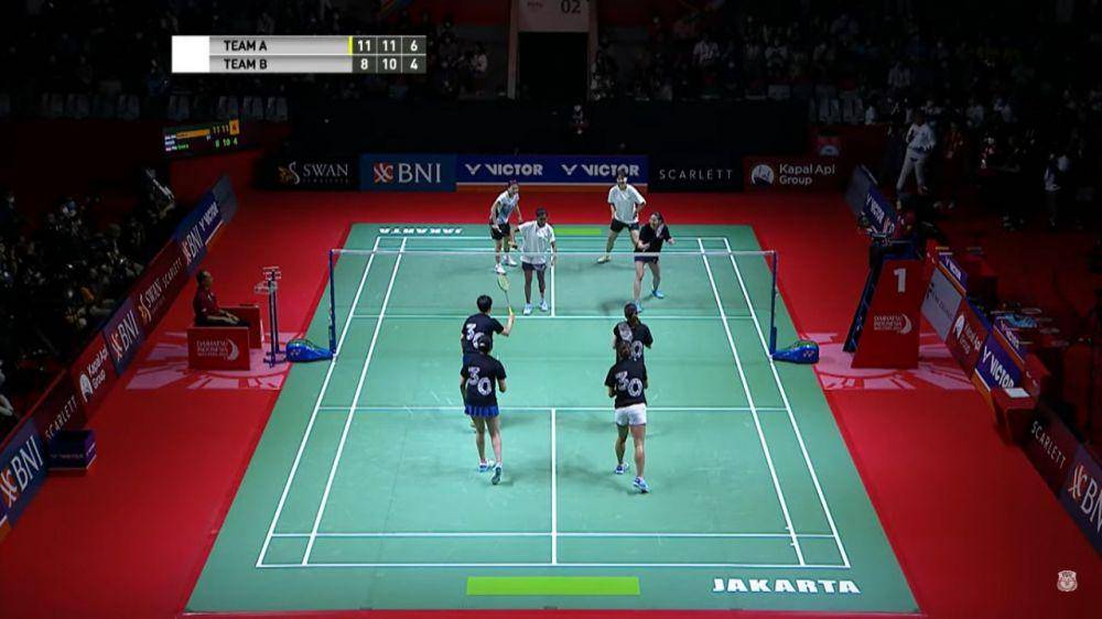 potret Testimonial Day Greysia Polii di Istora (dok. YouTube/Badminton Indonesia)
