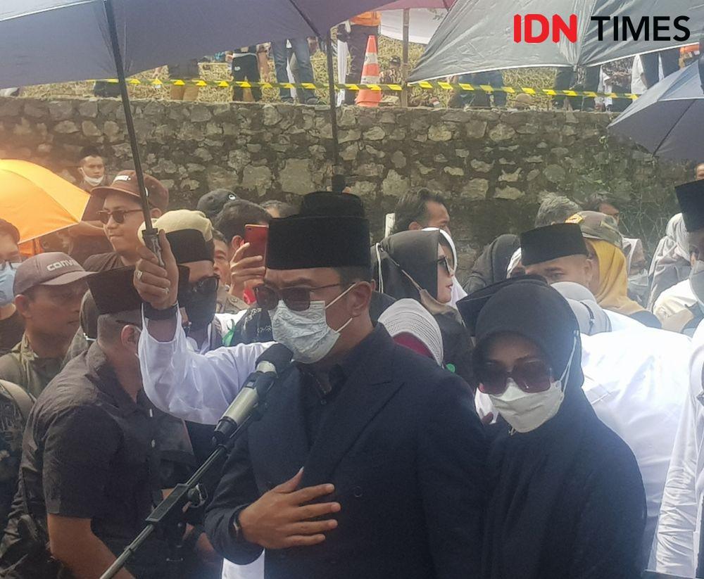 Pidato Ridwan Kamil di Pemakaman, Sepenggal Rasa Cinta untuk Eril