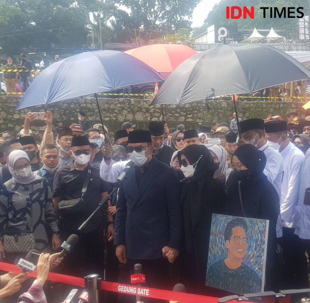 Begini Isi Lengkap Pidato Ridwan Kamil di Pemakaman Emmeril