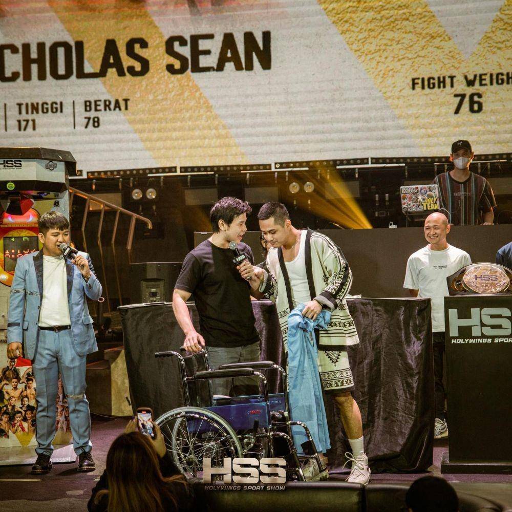 Nicholas Sean menang tinju (instagram.com/sbngram)
