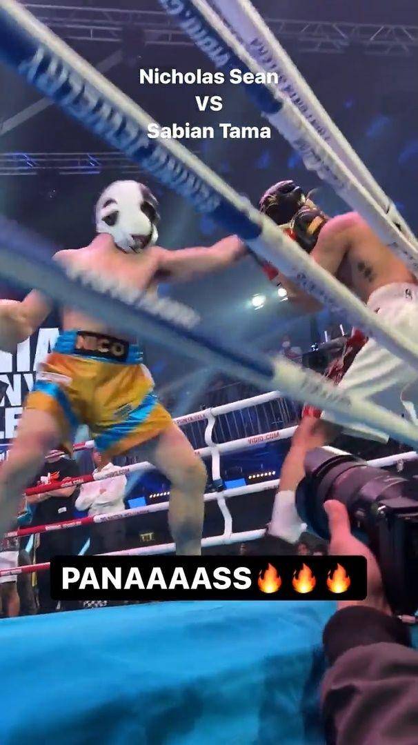 Nicholas Sean menang tinju (instagram.com/holywingssportshow)