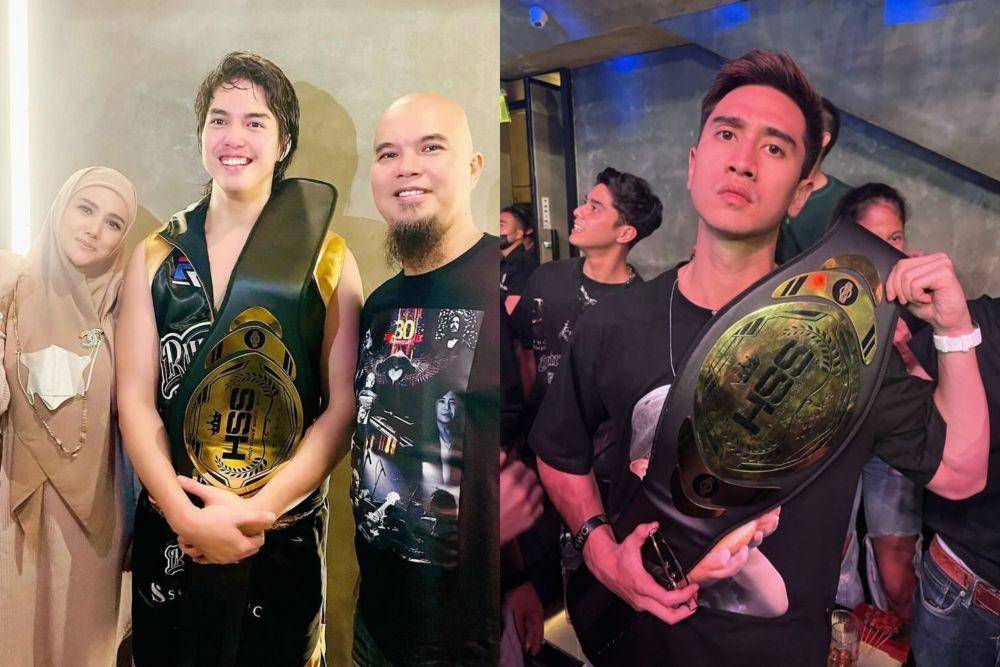 Ahmad Dhani, Mulan Jameela, El Rumi, dan Verrel Bramasta di Holywings Sport Show (instagram.com/ahmaddhaniofficial | instagram.com/bramastavrl)