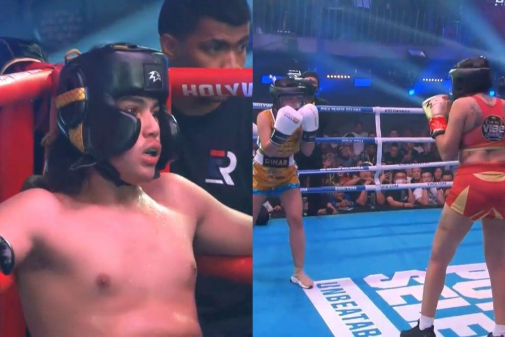 10 Potret Artis Saat Berlaga di Ring Tinju Holywings, Seru Abis!
