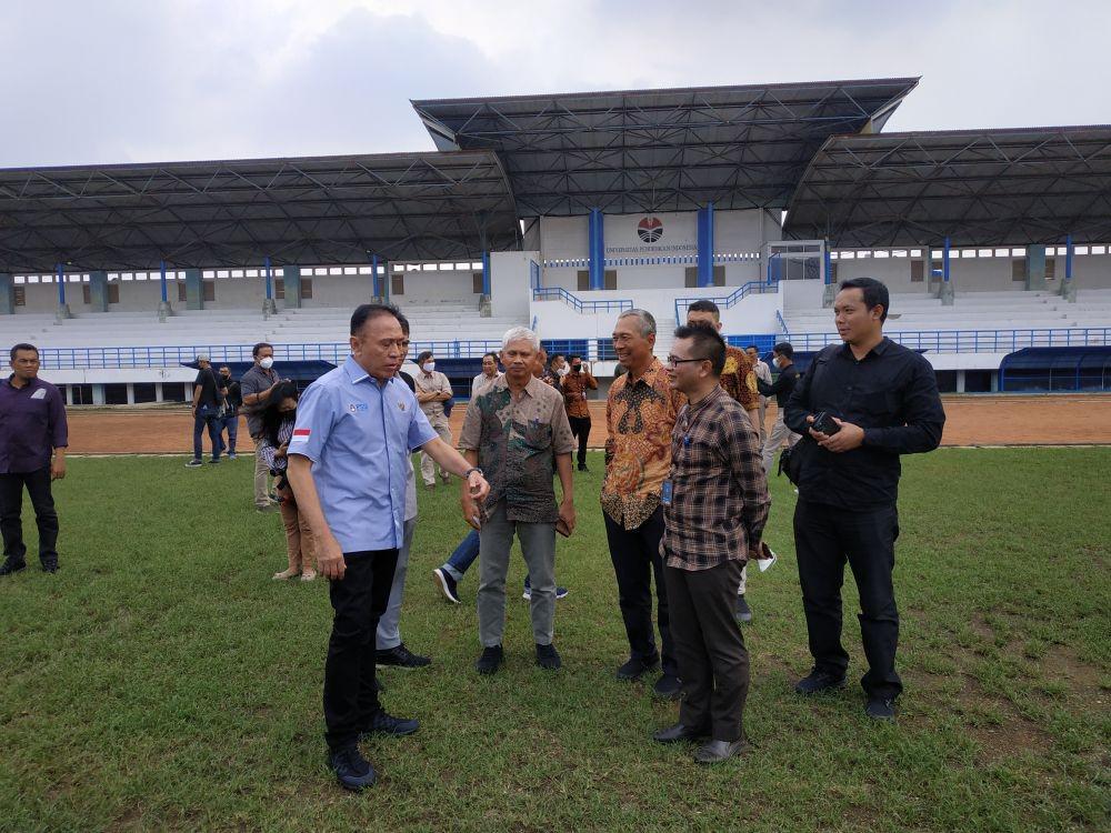Ketum PSSI Tinjau UPI untuk Jadi Training Center Timnas Indonesia